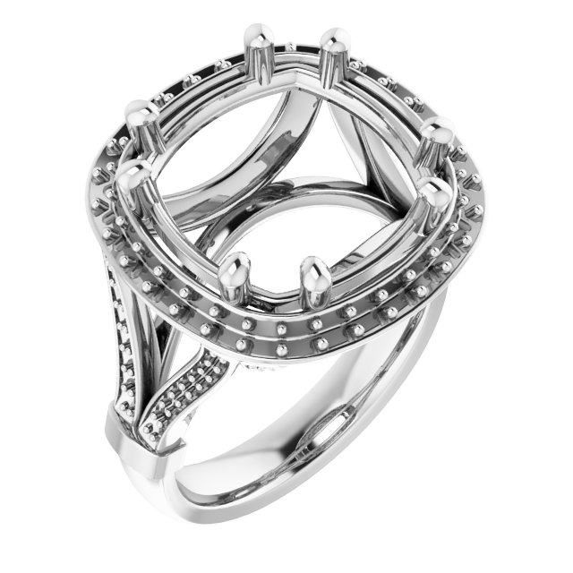 Halo-Style Engagement Ring