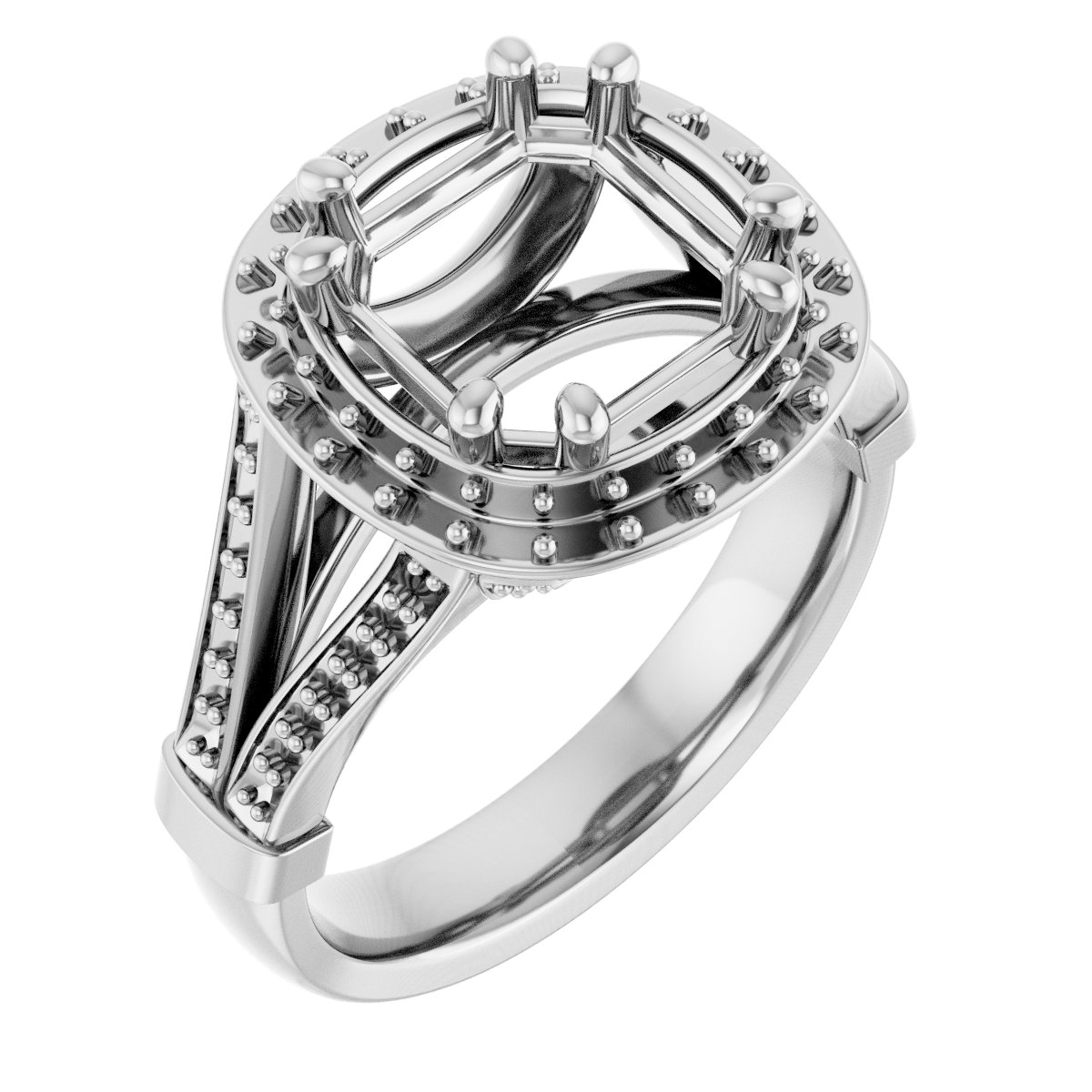 Halo-Style Engagement Ring