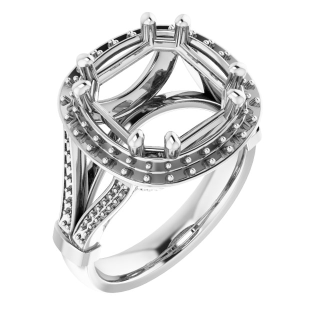 Halo-Style Engagement Ring