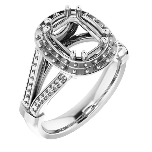 Halo-Style Engagement Ring