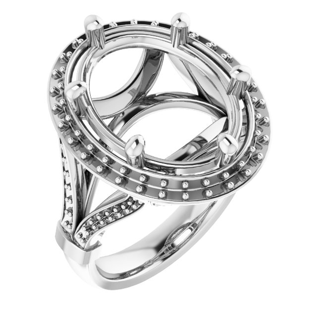 Halo-Style Engagement Ring
