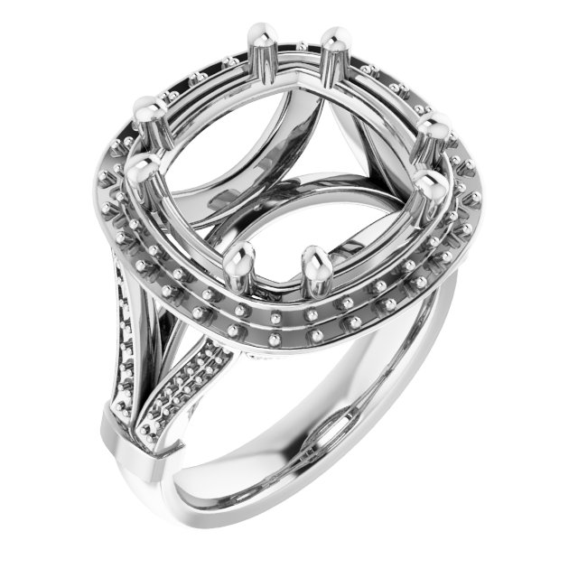 Halo-Style Engagement Ring