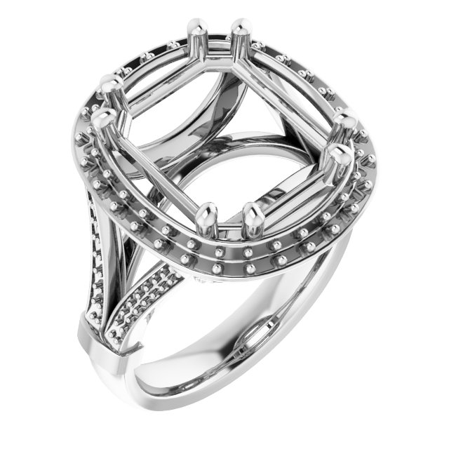 Halo-Style Engagement Ring