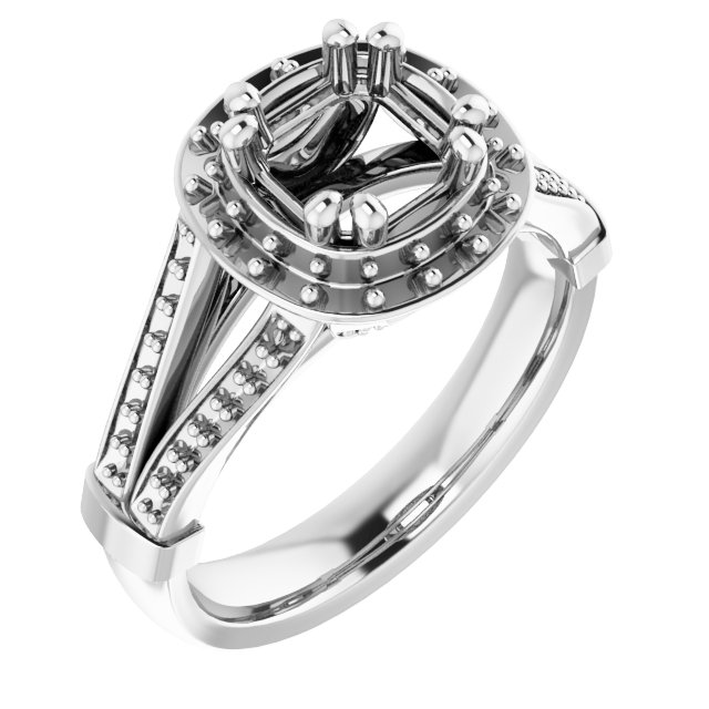 Halo-Style Engagement Ring