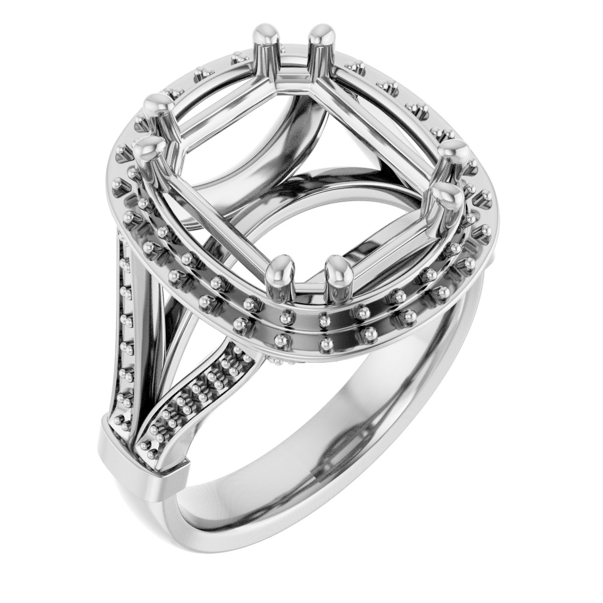 Halo-Style Engagement Ring