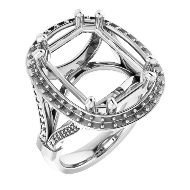 Halo-Style Engagement Ring