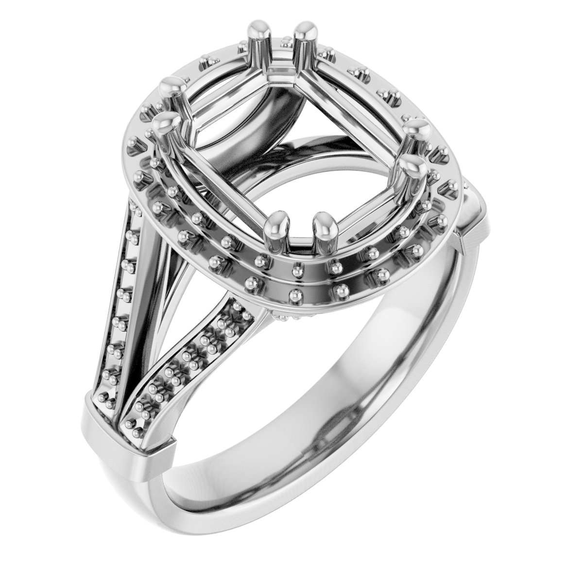 Halo-Style Engagement Ring