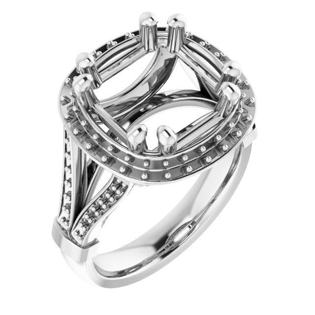 Halo-Style Engagement Ring