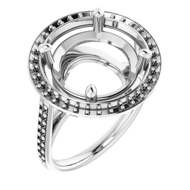 Halo-Style Ring