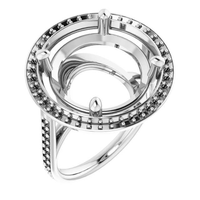 Halo-Style Ring