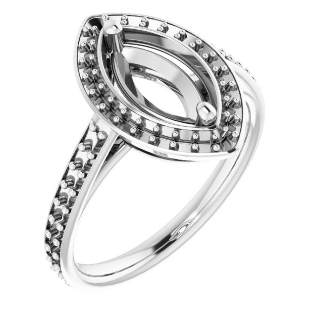 Halo-Style Ring