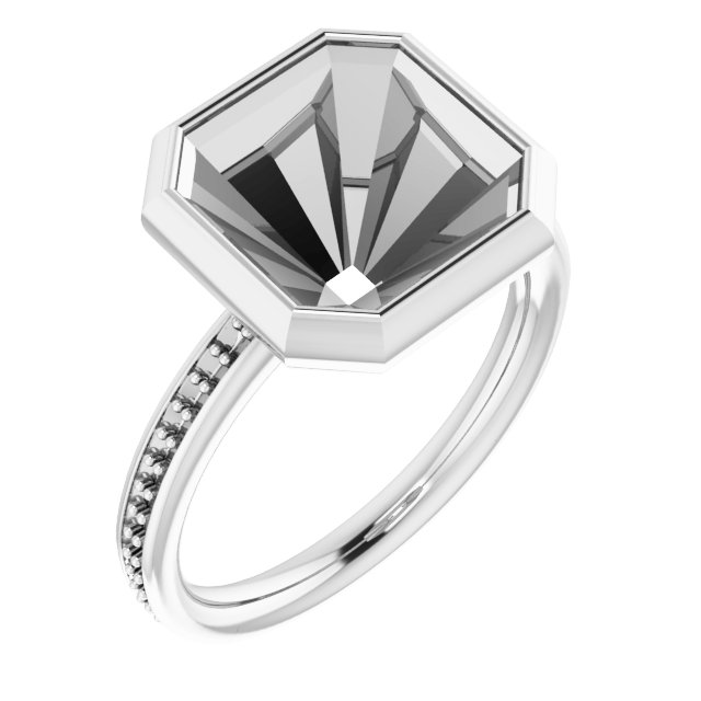 Bezel-Set Accented Ring