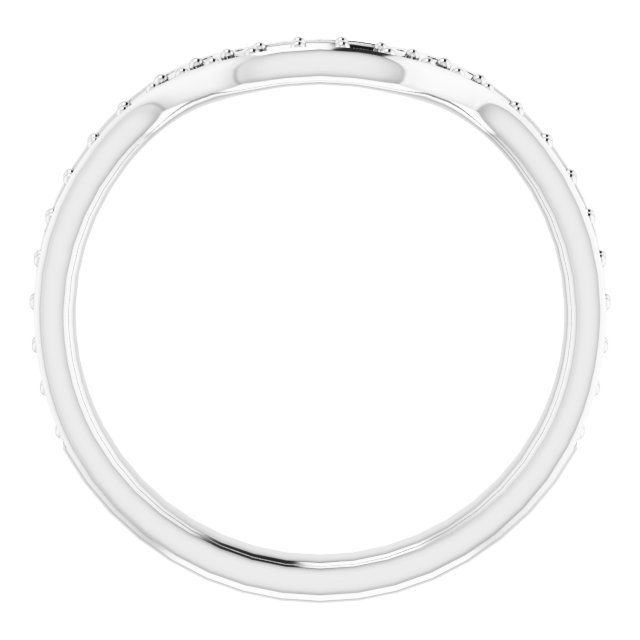 Band Mounting for 7.5 mm Square Ring view 2