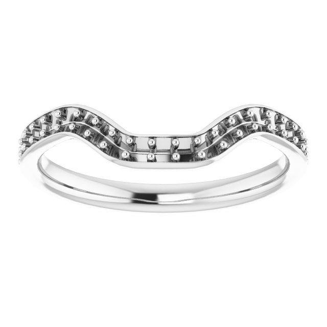 Band Mounting for 7.5 mm Square Ring view 3