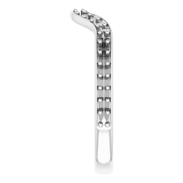 Band Mounting for 7.5 mm Square Ring view 4