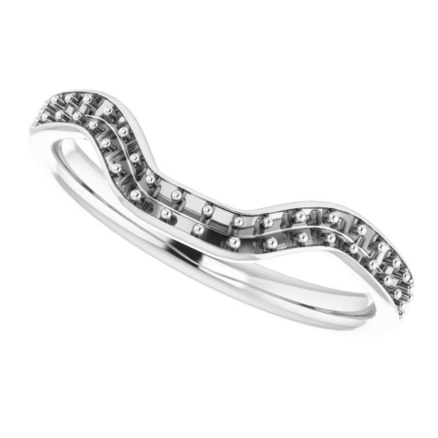 Band Mounting for 7.5 mm Square Ring view 5