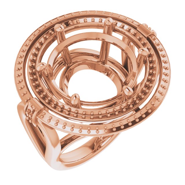 Double Halo-Style Ring