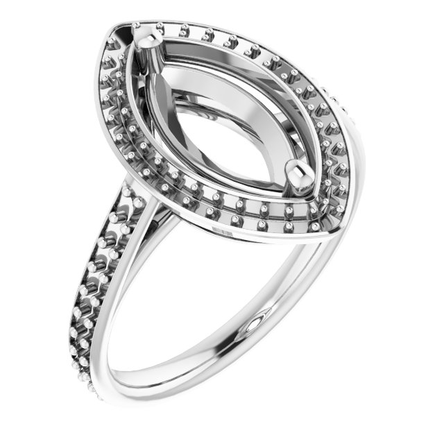 Halo-Style Ring