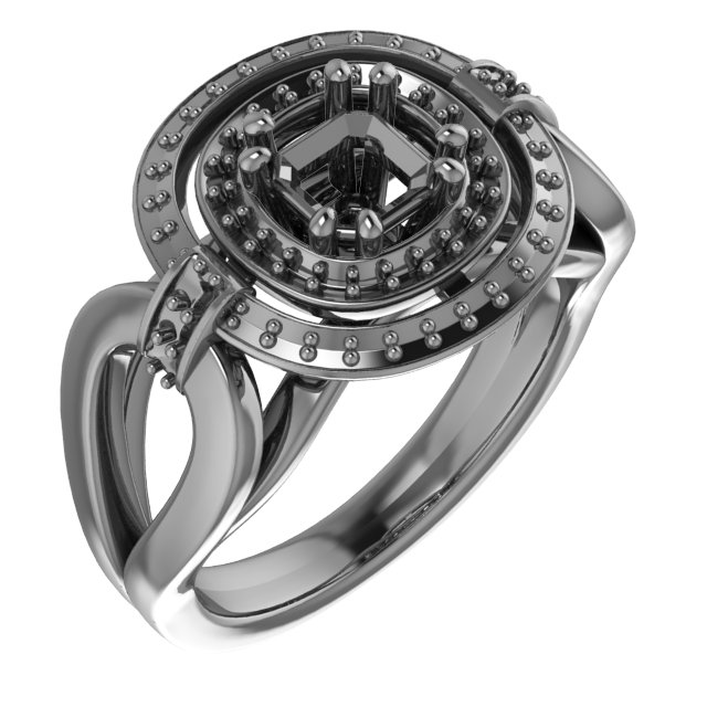 10 mm Square Ring Mounting