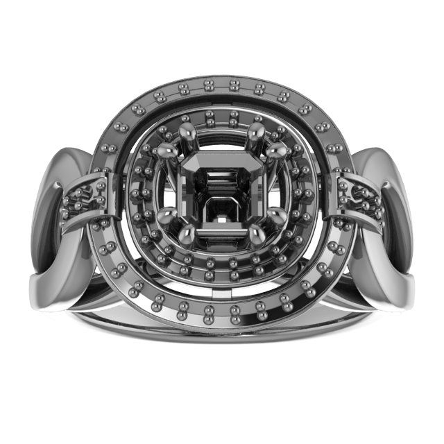 10 mm Square Ring Mounting view 3