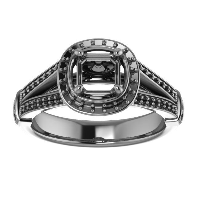 7 mm Square Ring Mounting view 3