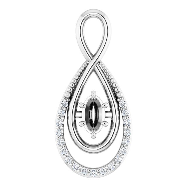 14k White Gold
