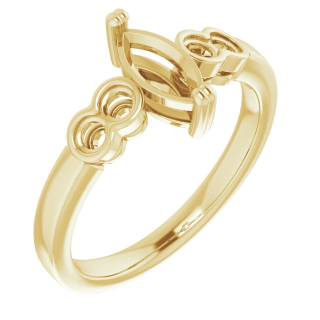 14k Yellow Gold