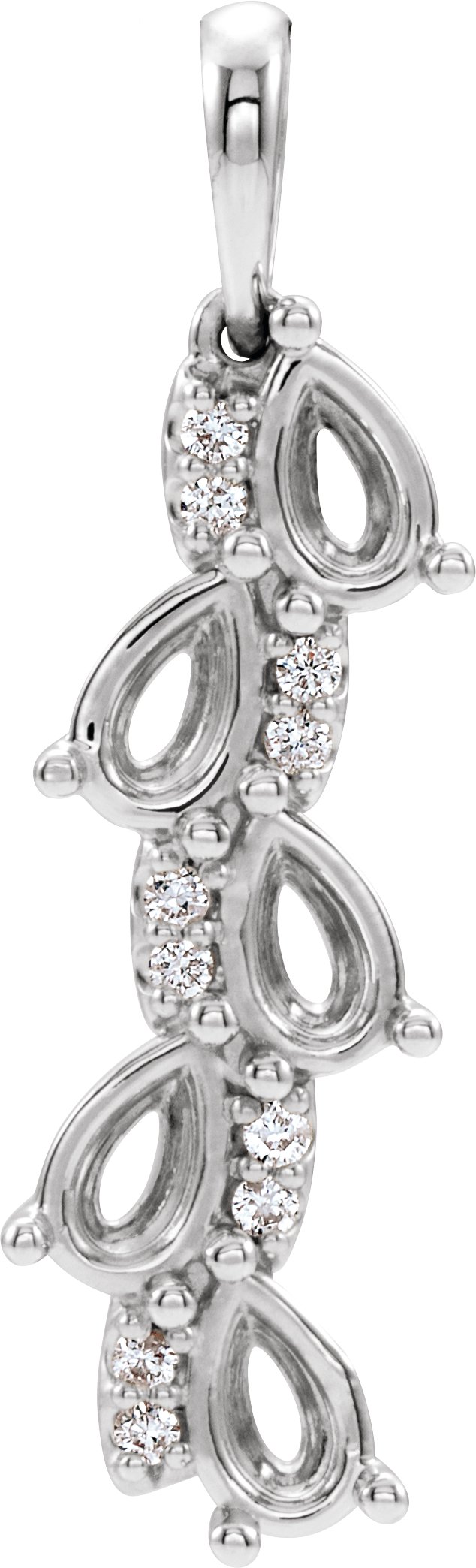 Accented Family Necklace or Pendant