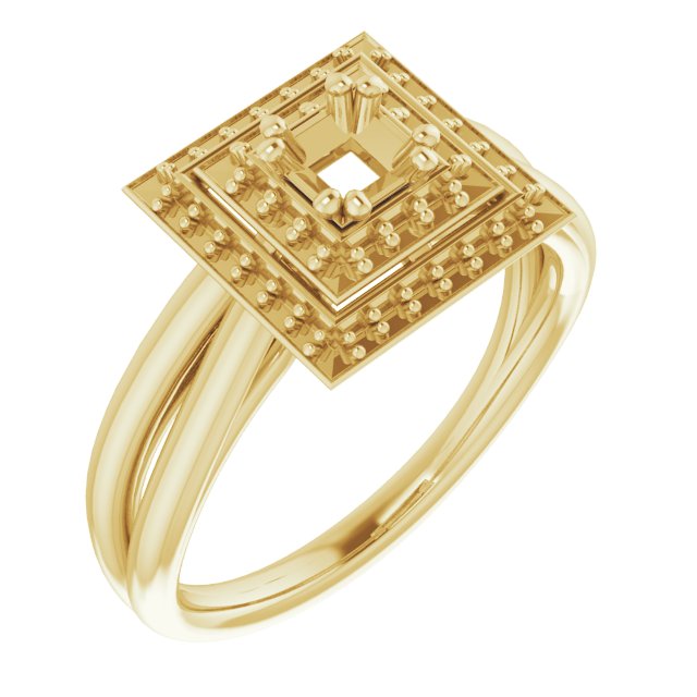 14k Yellow Gold