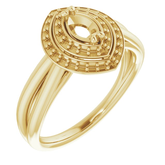 14k Yellow Gold