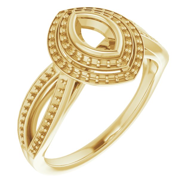 14k Yellow Gold