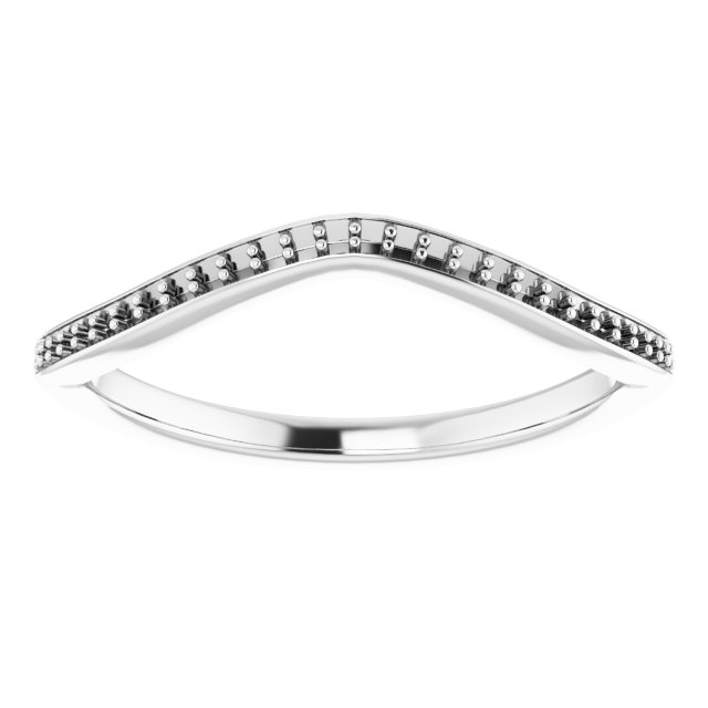 Band Mounting for 6.5 mm Square Ring view 3