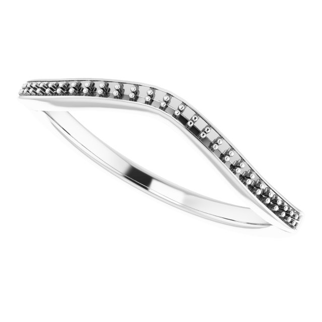 Band Mounting for 6.5 mm Square Ring view 5