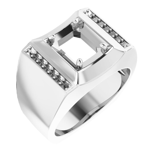 Accented Concave Ring