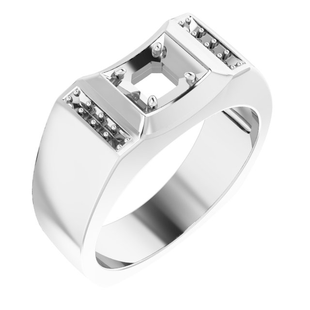 Accented Concave Ring