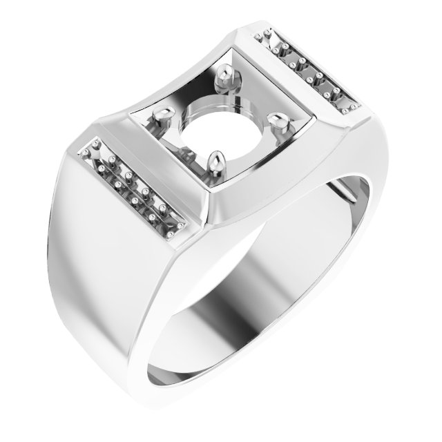 Accented Concave Ring