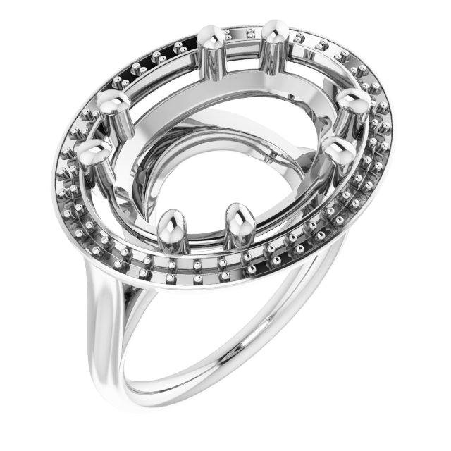 Halo-Style Ring