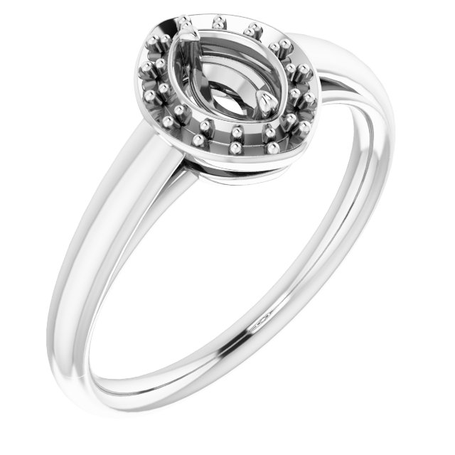 Halo-Style Engagement Ring