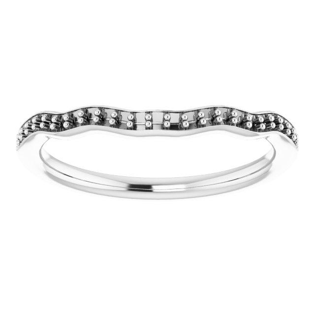 Band Mounting for 6.5 mm Square Ring view 3