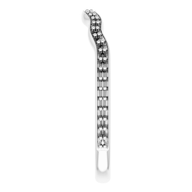 Band Mounting for 6.5 mm Square Ring view 4