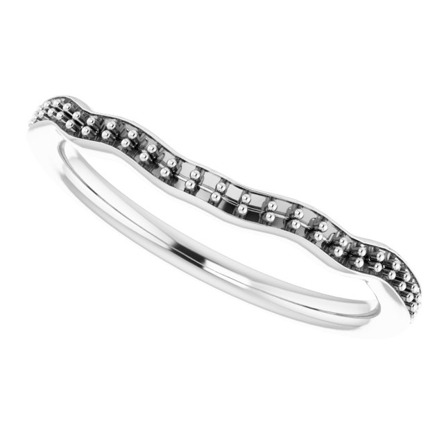 Band Mounting for 6.5 mm Square Ring view 5