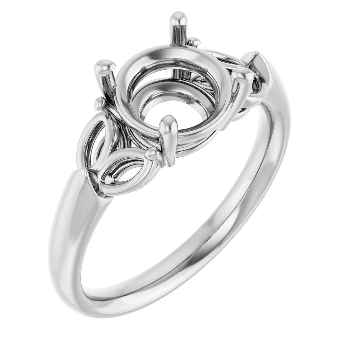Accented Engagement Ring