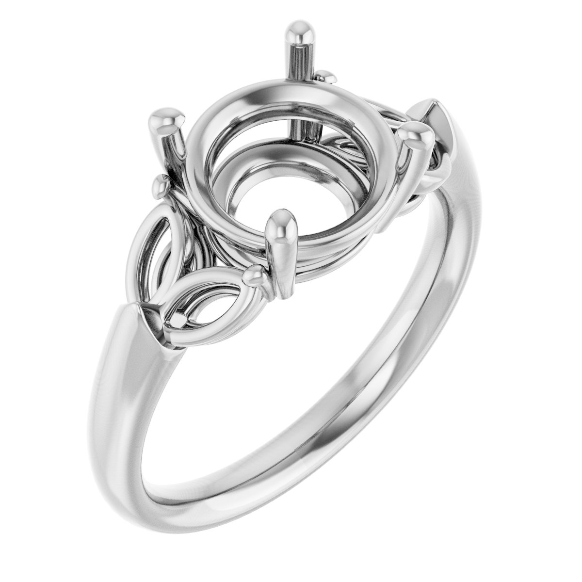 Accented Engagement Ring