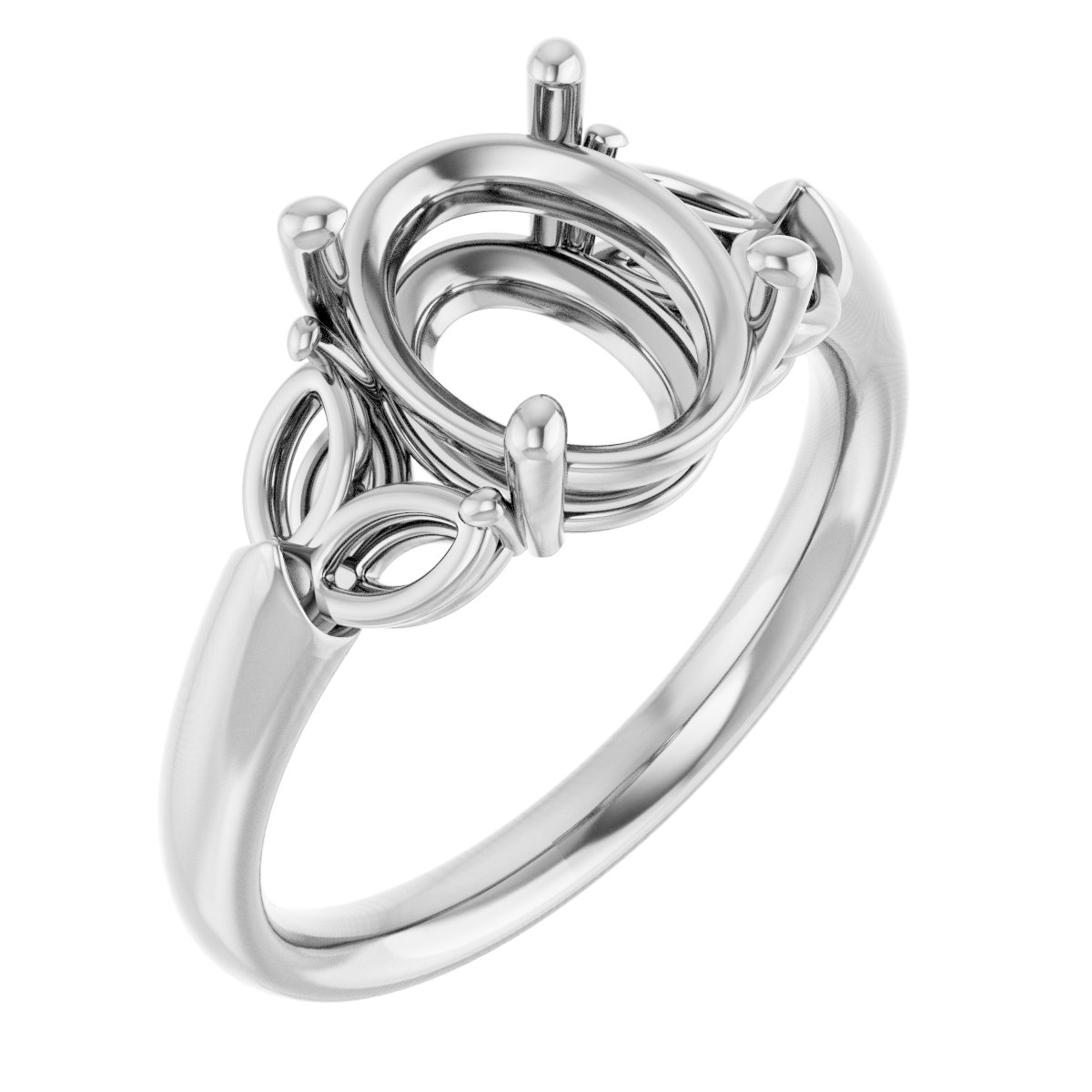 Accented Engagement Ring