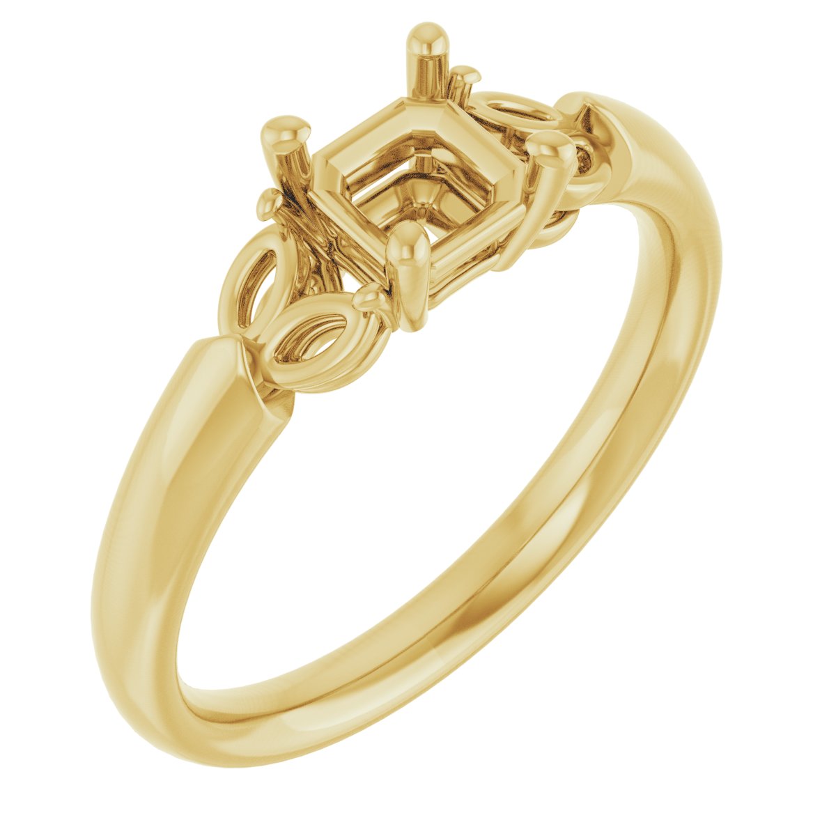Accented Engagement Ring