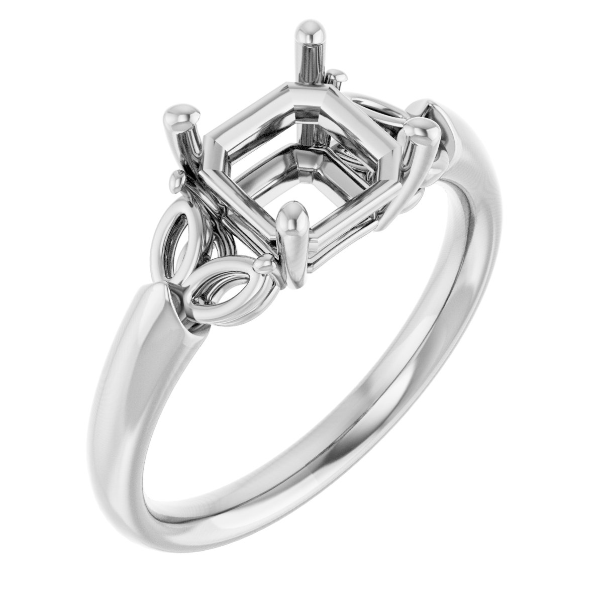 Accented Engagement Ring