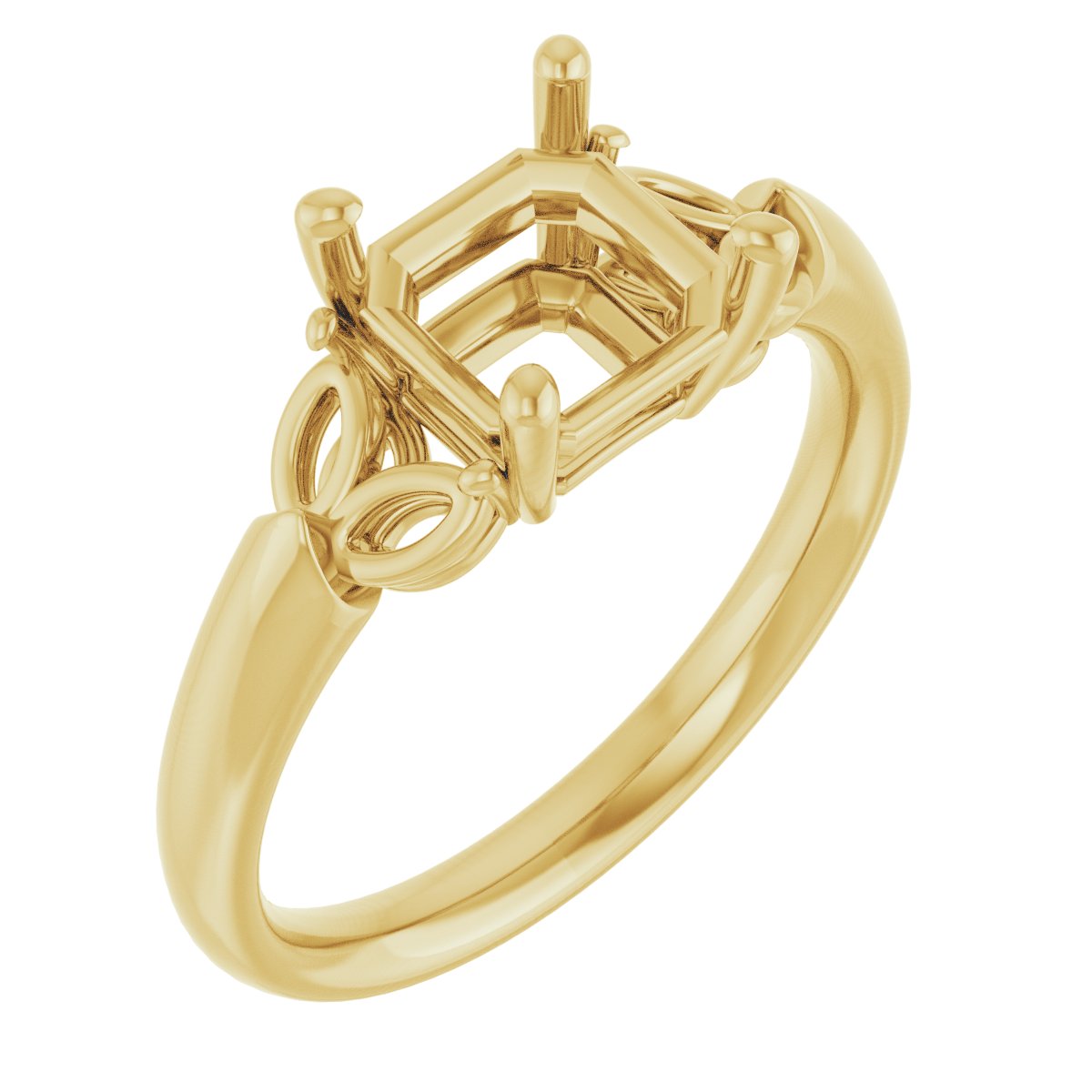 Accented Engagement Ring