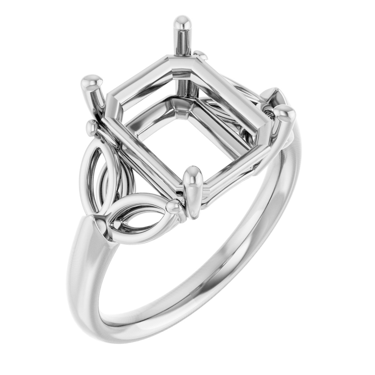 Accented Engagement Ring