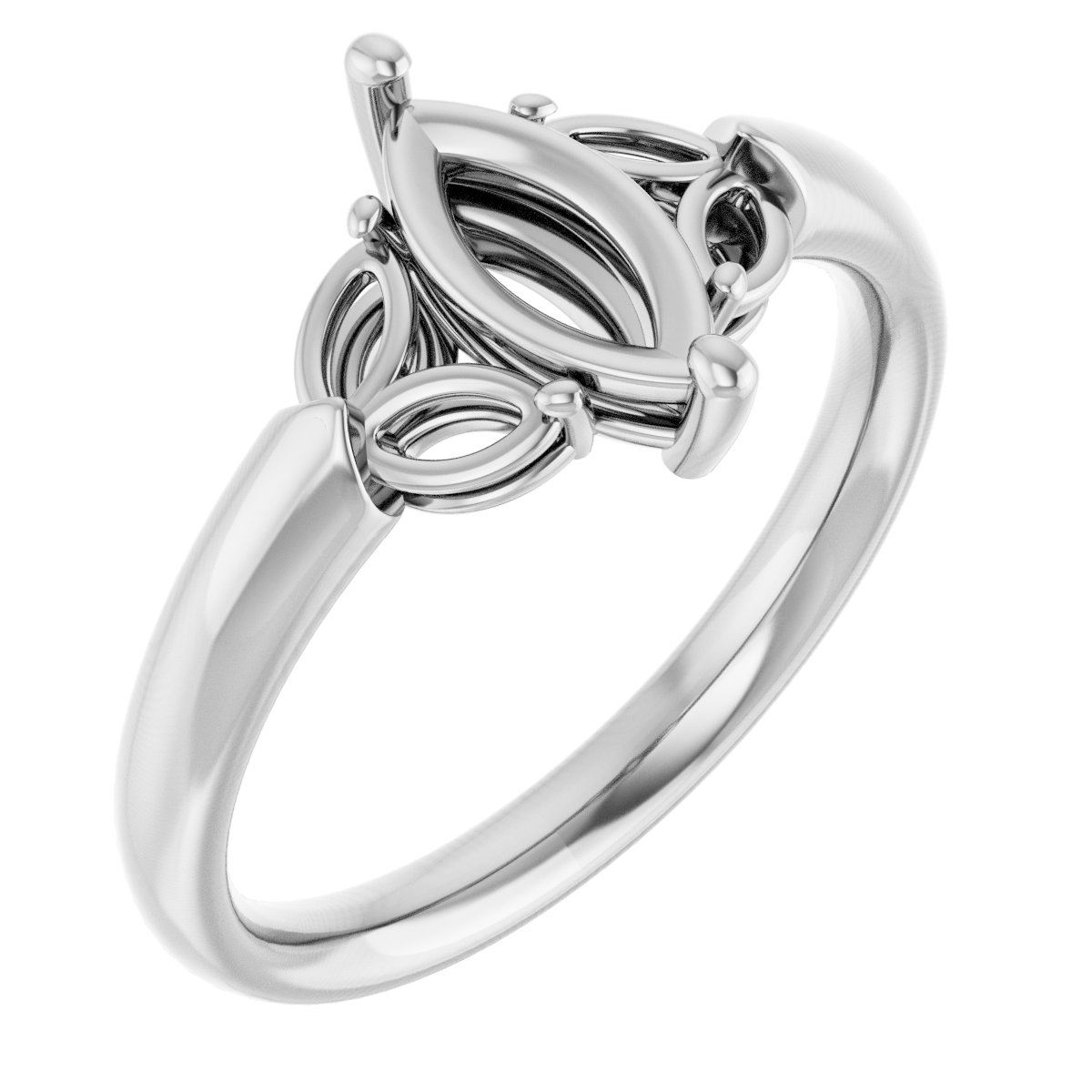 Accented Engagement Ring