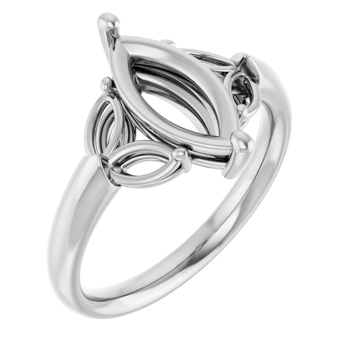 Accented Engagement Ring